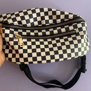 Checkered Fanny Pack